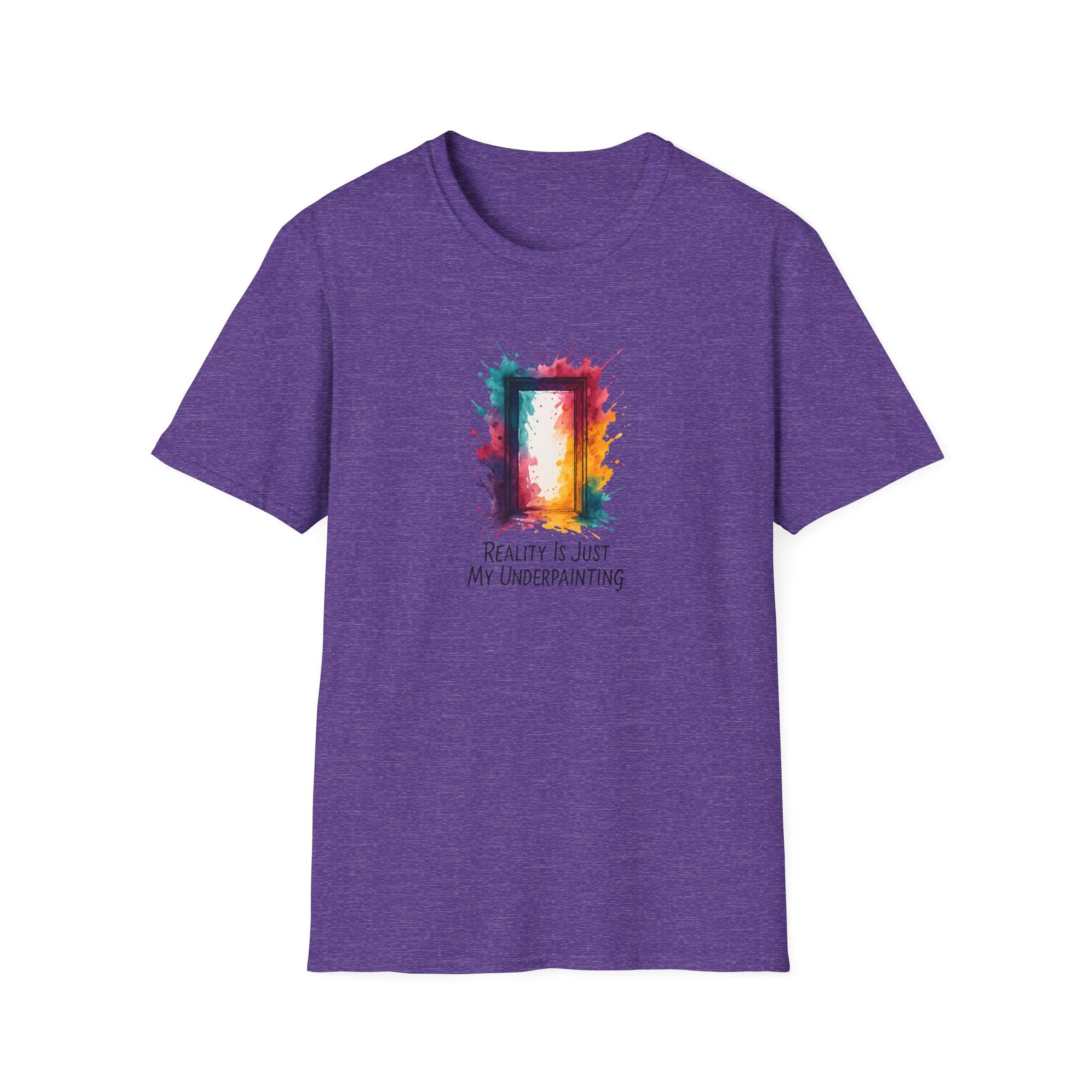 Rainbow Watercolor Frame T-Shirt