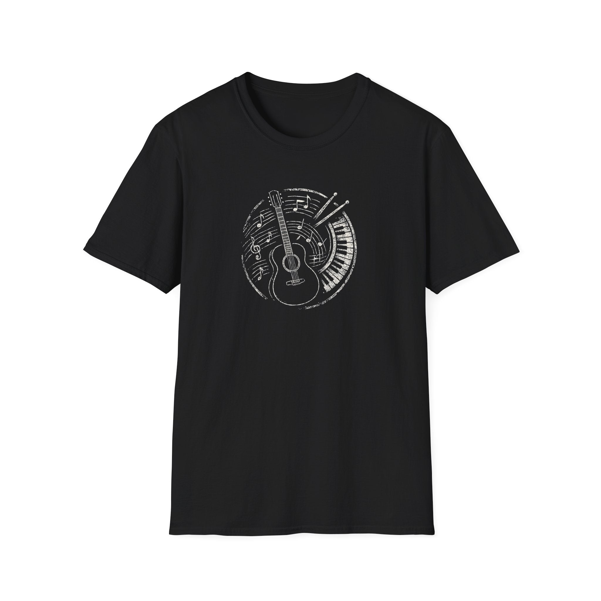 Musical Guitar Emblem T-Shirt