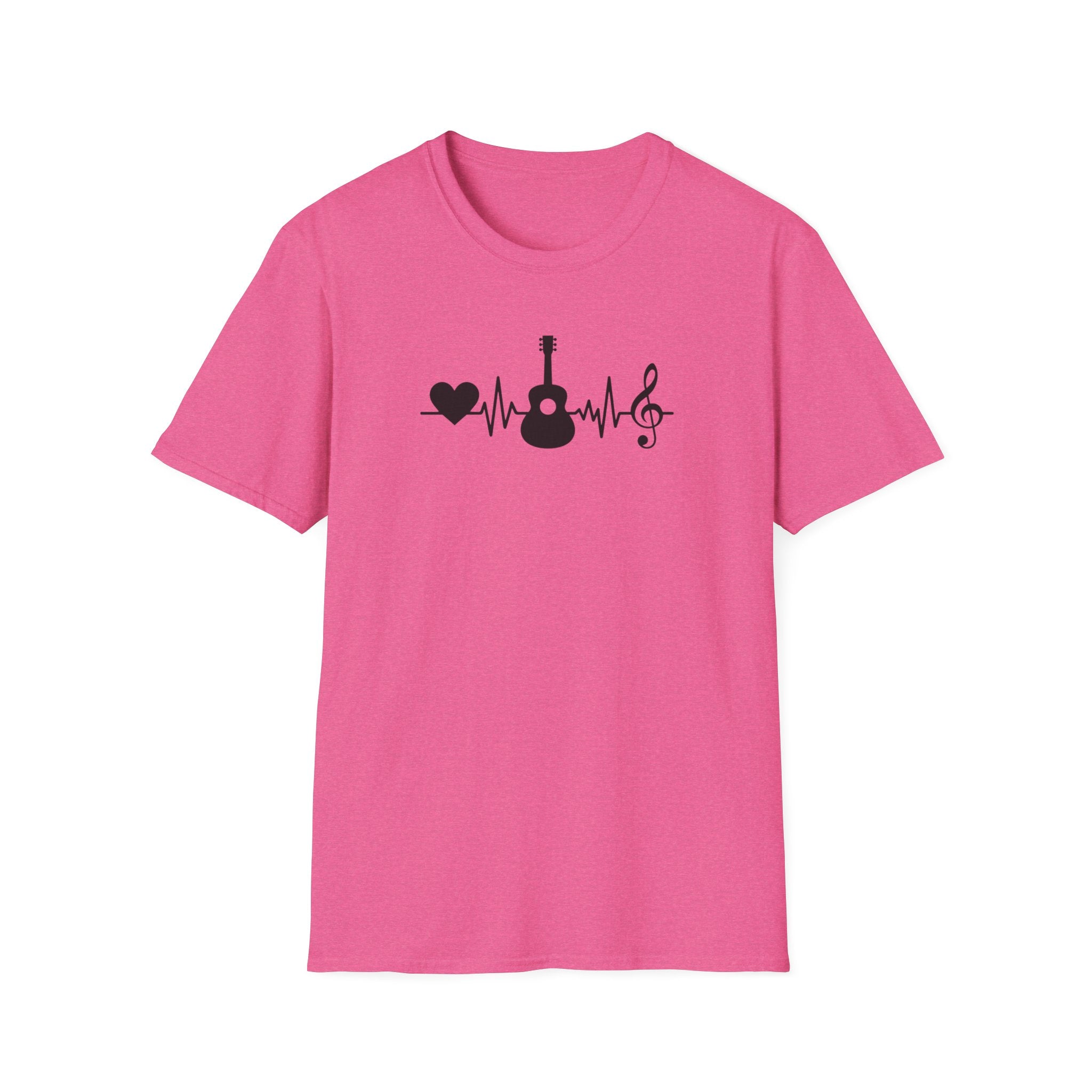 Heartbeat Guitar Music T-Shirt