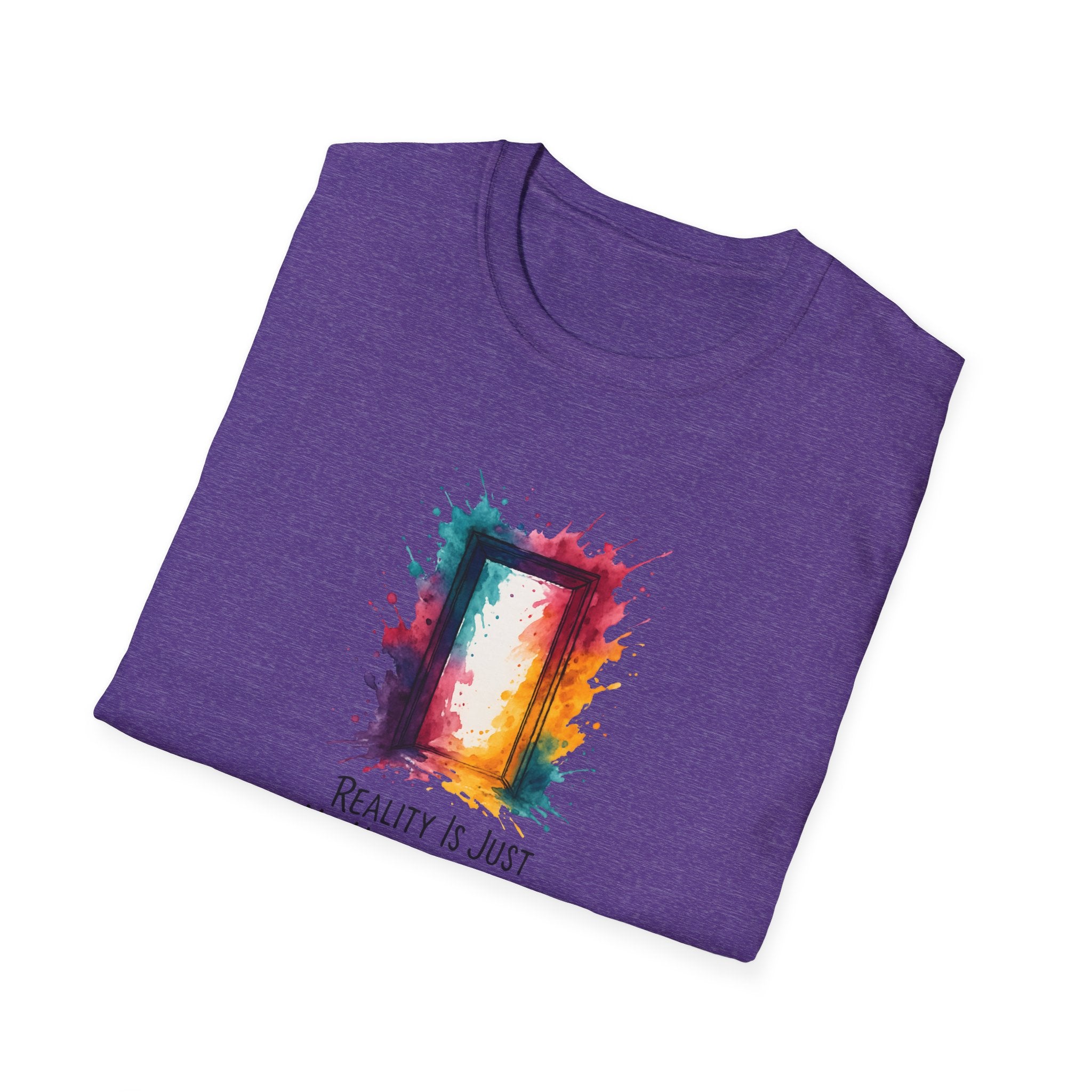 Rainbow Watercolor Frame T-Shirt