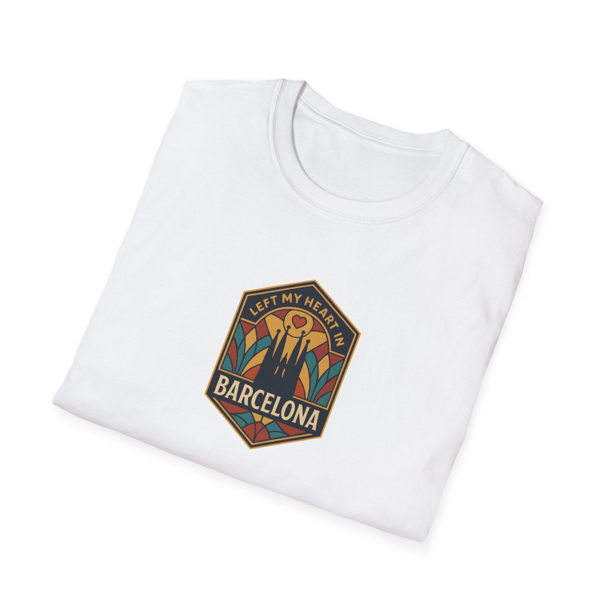 Barcelona Heart Badge T-Shirt