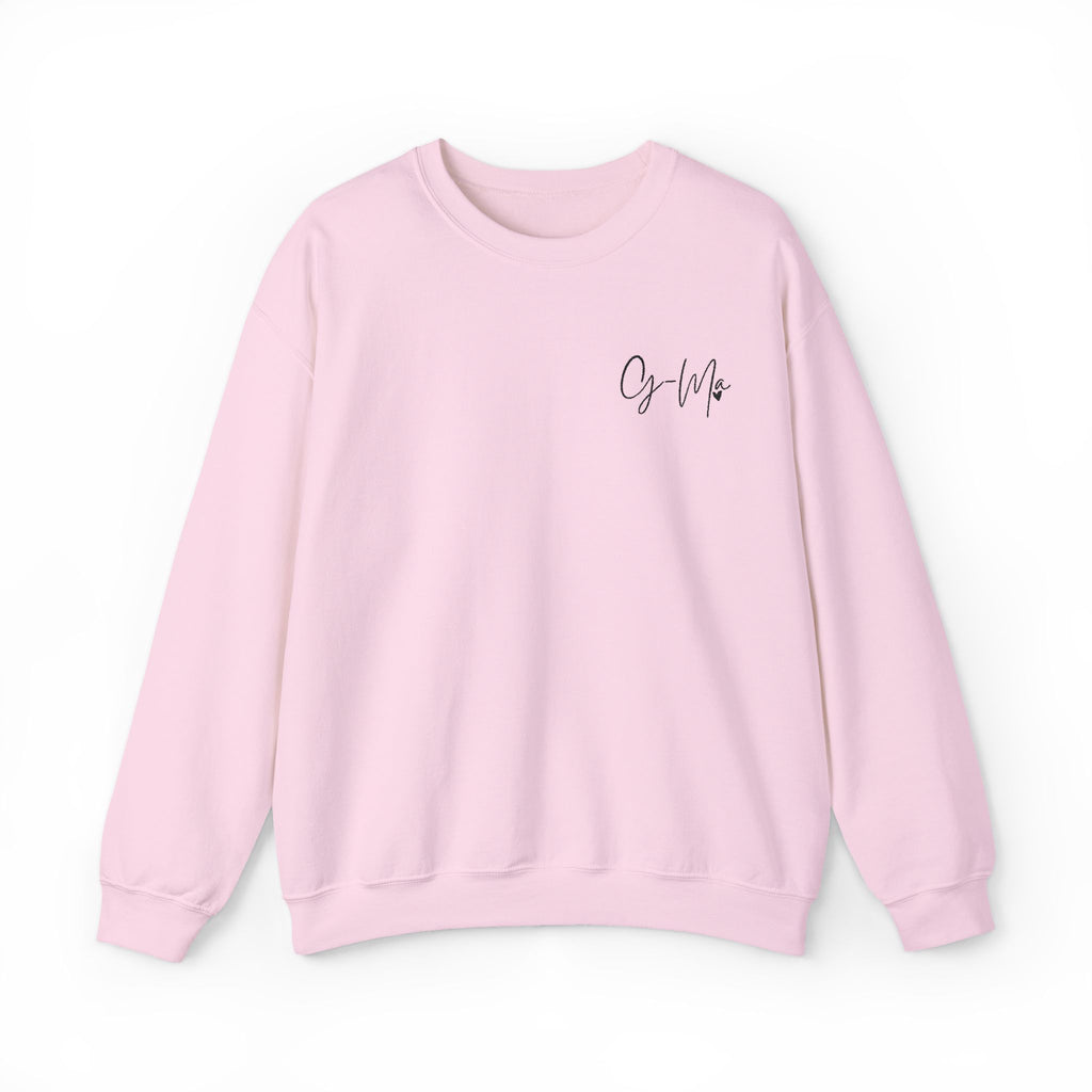 Embroidered G Ma Sweatshirt Gildan 18000 Grandma Crewneck Minimalist Grandma Gift Mothers Day Gift Made in USA