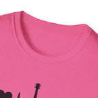 Heartbeat Guitar Music T-Shirt