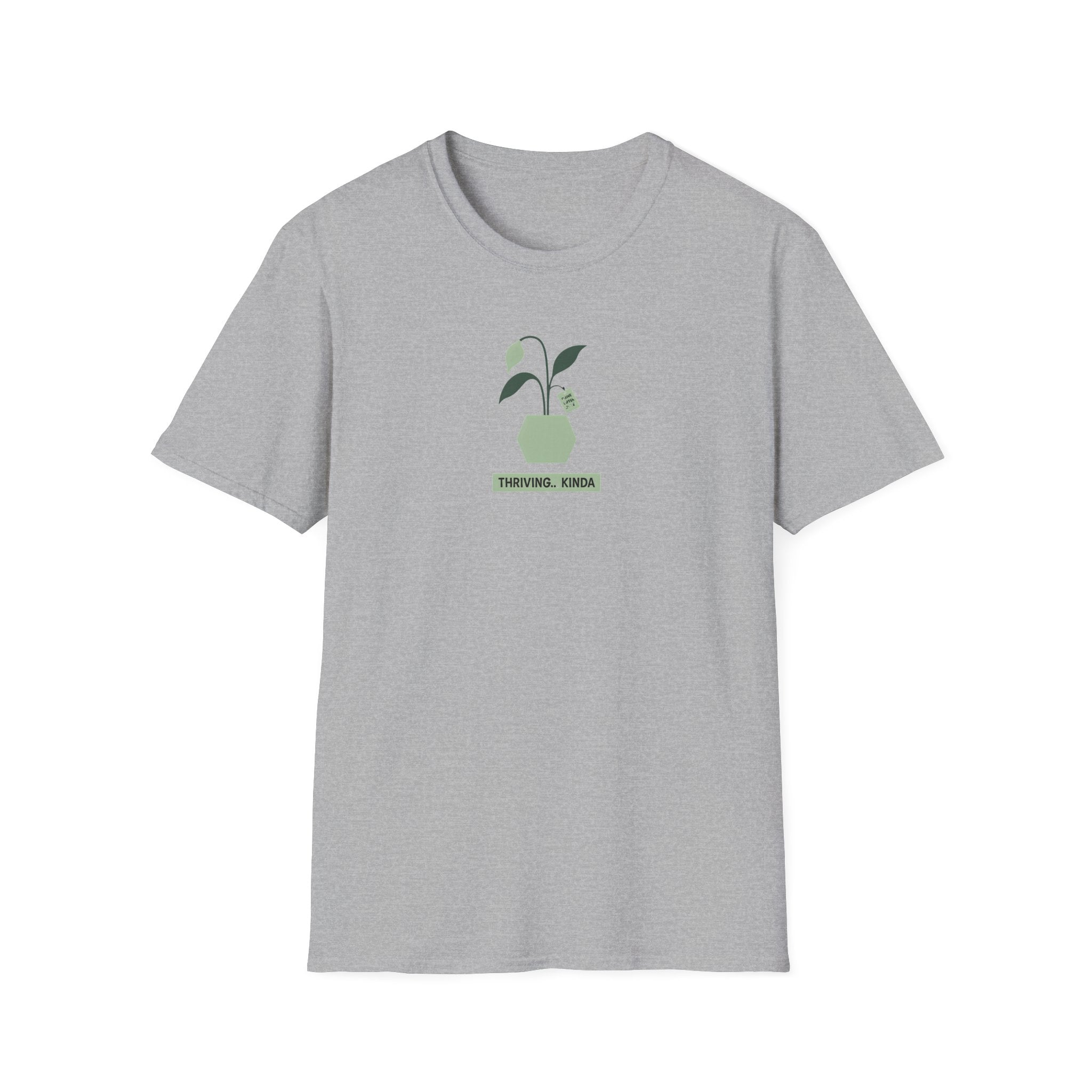 Thriving Plant Illustration T-Shirt