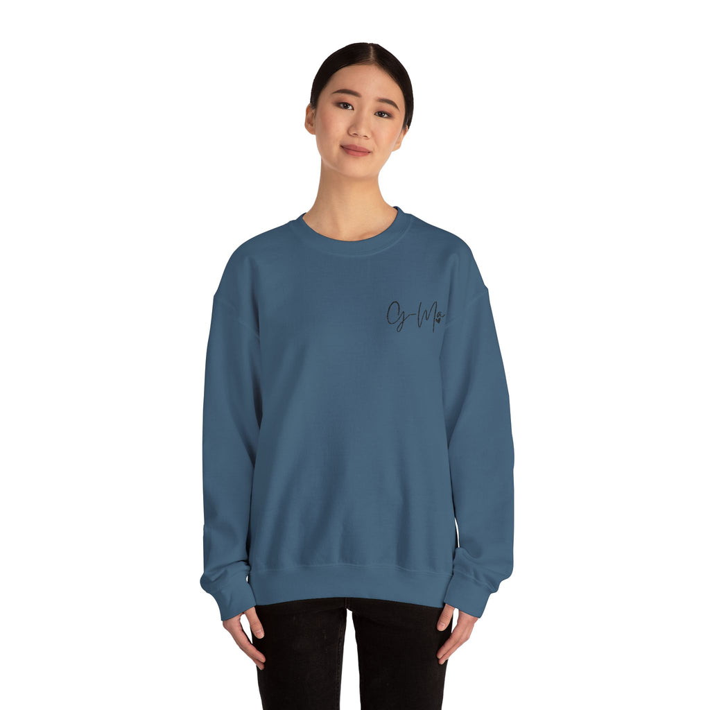 Embroidered G Ma Sweatshirt Gildan 18000 Grandma Crewneck Minimalist Grandma Gift Mothers Day Gift Made in USA