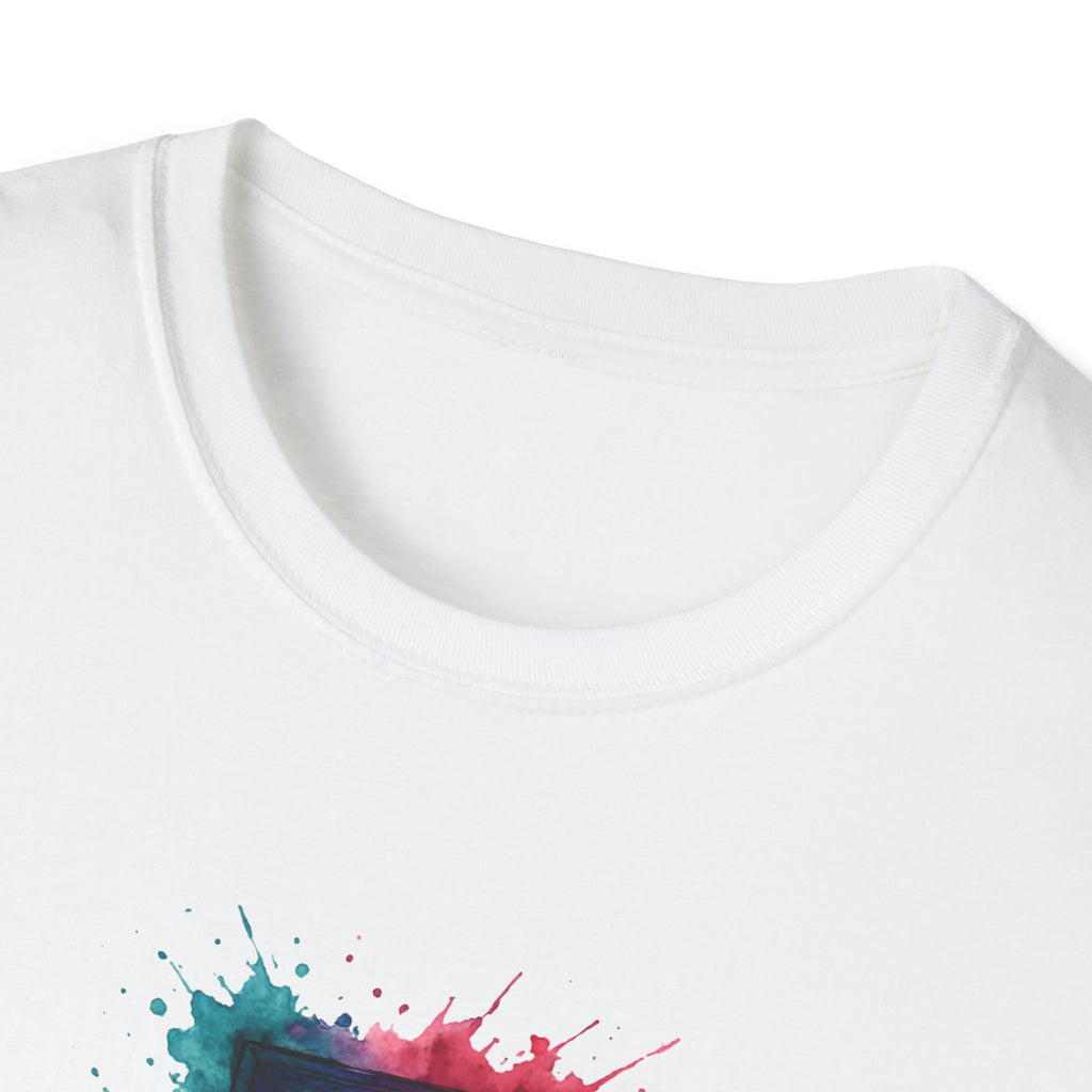 Rainbow Watercolor Frame T-Shirt