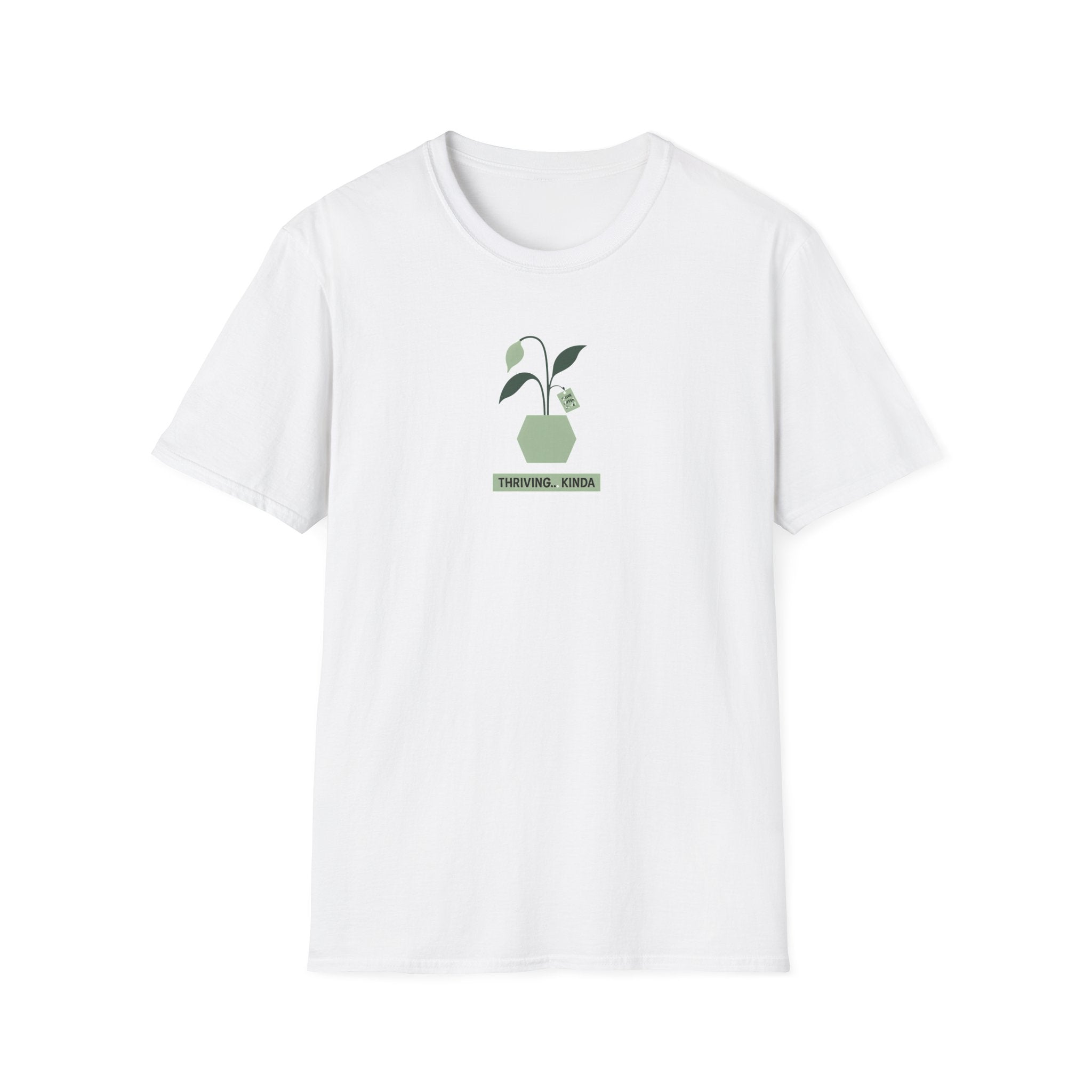 Thriving Plant Illustration T-Shirt