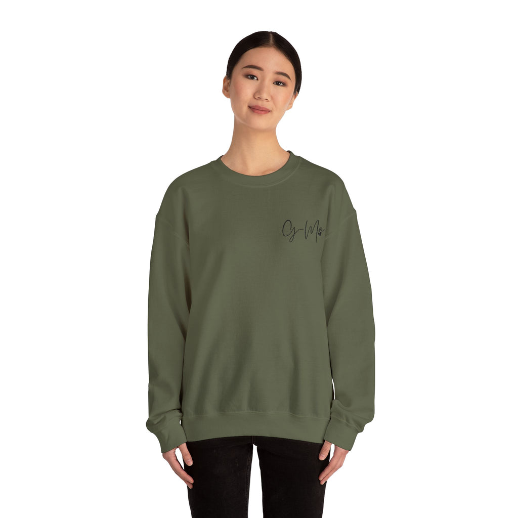 Embroidered G Ma Sweatshirt Gildan 18000 Grandma Crewneck Minimalist Grandma Gift Mothers Day Gift Made in USA