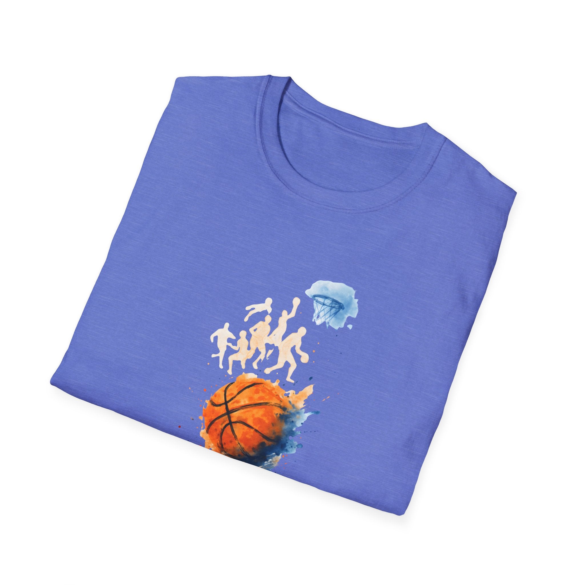 Watercolor basketball scene T-Shirt