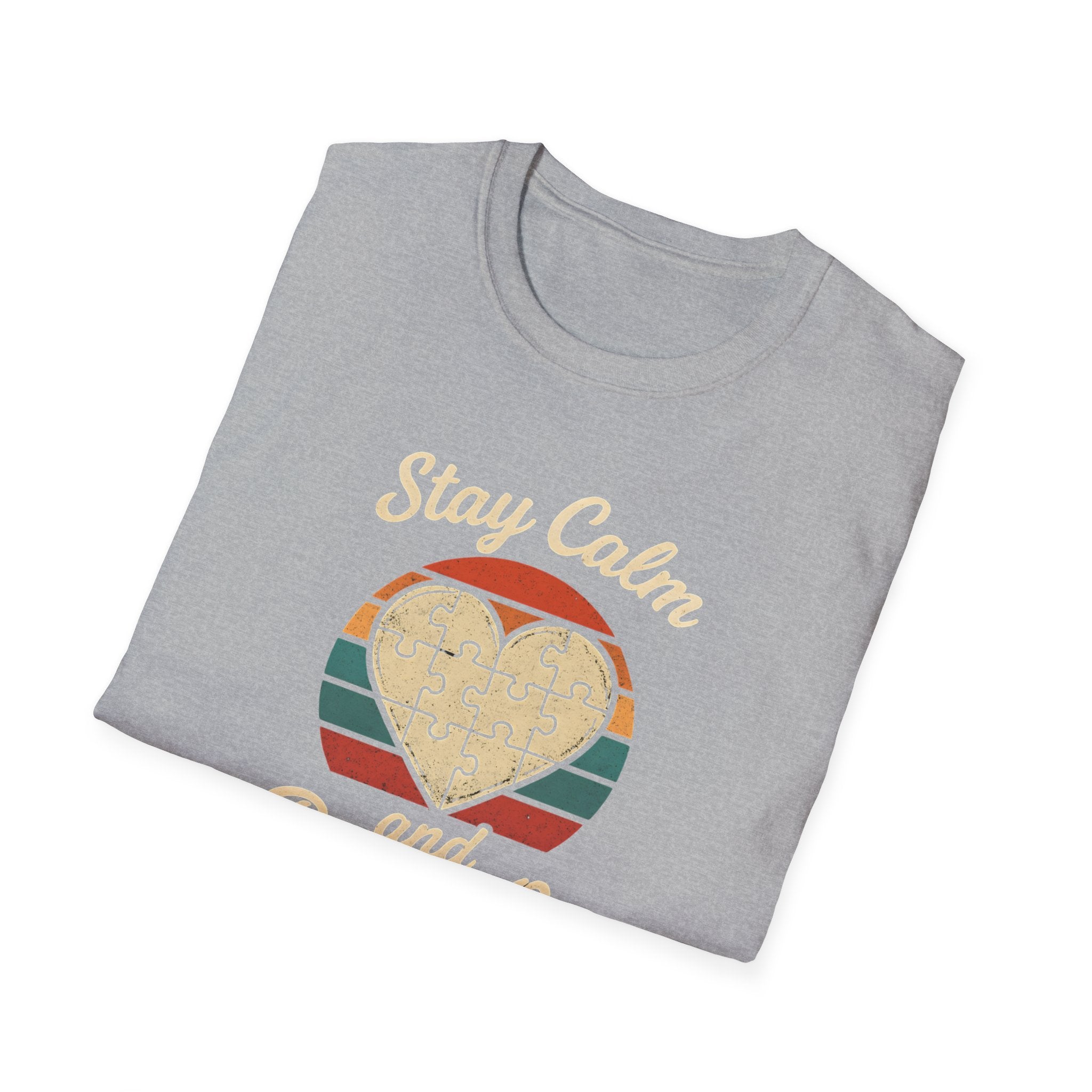 Stay Calm Puzzle On T-Shirt