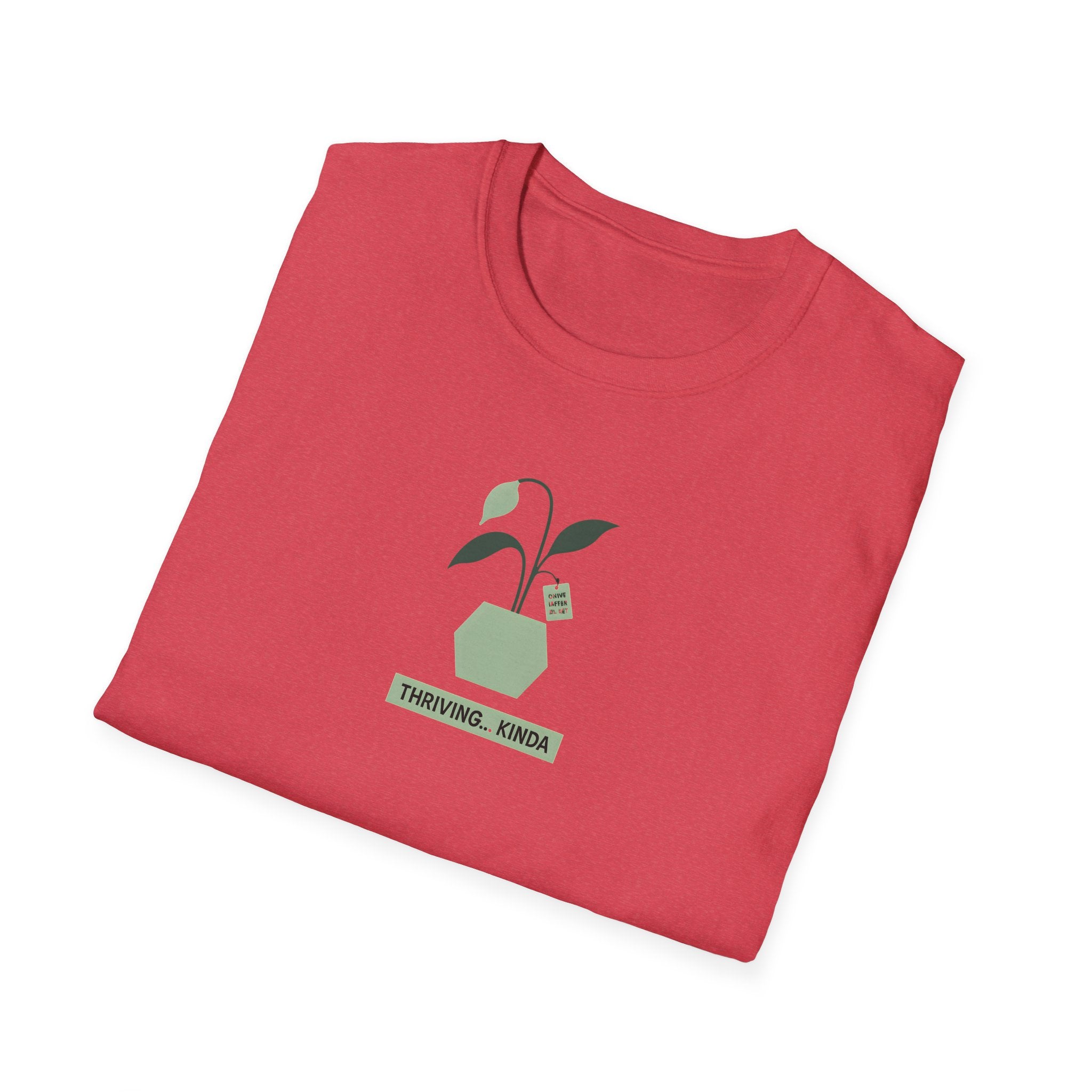 Thriving Plant Illustration T-Shirt