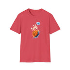 Watercolor basketball scene T-Shirt