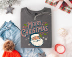 Retro Santa Tee, Santa Tee, Vintage Graphic Tee, Merry Christmas Shirt, Vintage Santa Graphic Tee, Classic Christmas, Gildan 64000, Gift, Christmas Gift
