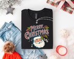 Retro Santa Tee, Santa Tee, Vintage Graphic Tee, Merry Christmas Shirt, Vintage Santa Graphic Tee, Classic Christmas, Gildan 64000, Gift, Christmas Gift