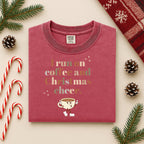 Retro 'I Run on Coffee and Christmas Cheer' T-Shirt — Vintage Coffee Cup Holiday Tee