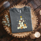 Christmas Cats - Christmas Tree- Mischievous - Bella + Canvas 3001