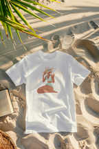 Beach Babe T‑Shirt — Sunhat & Sunglasses Girl Graphic Tee Comfort Colors 1717
