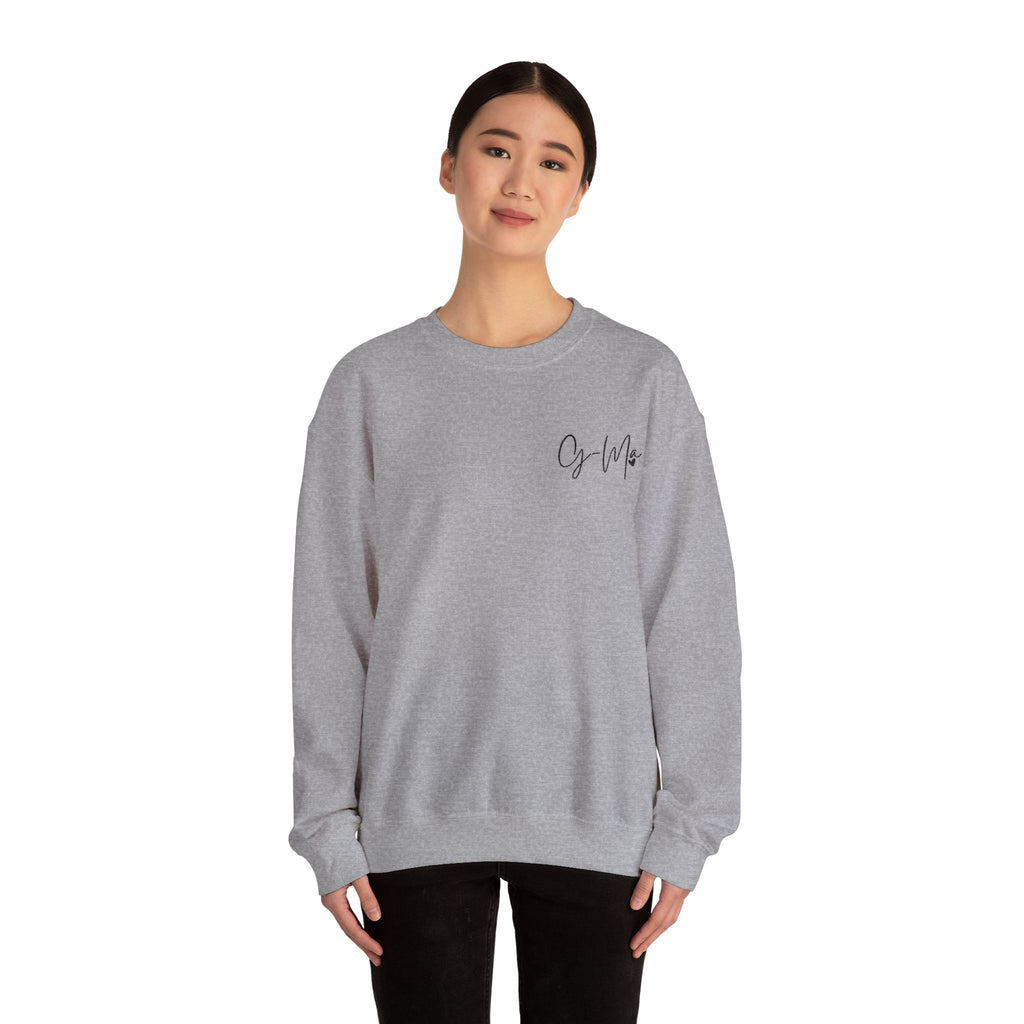 Embroidered G Ma Sweatshirt Gildan 18000 Grandma Crewneck Minimalist Grandma Gift Mothers Day Gift Made in USA
