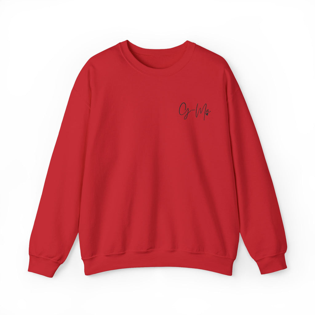Embroidered G Ma Sweatshirt Gildan 18000 Grandma Crewneck Minimalist Grandma Gift Mothers Day Gift Made in USA