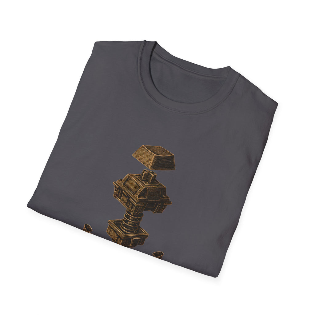 Spring-loaded mechanical sculpture T-Shirt