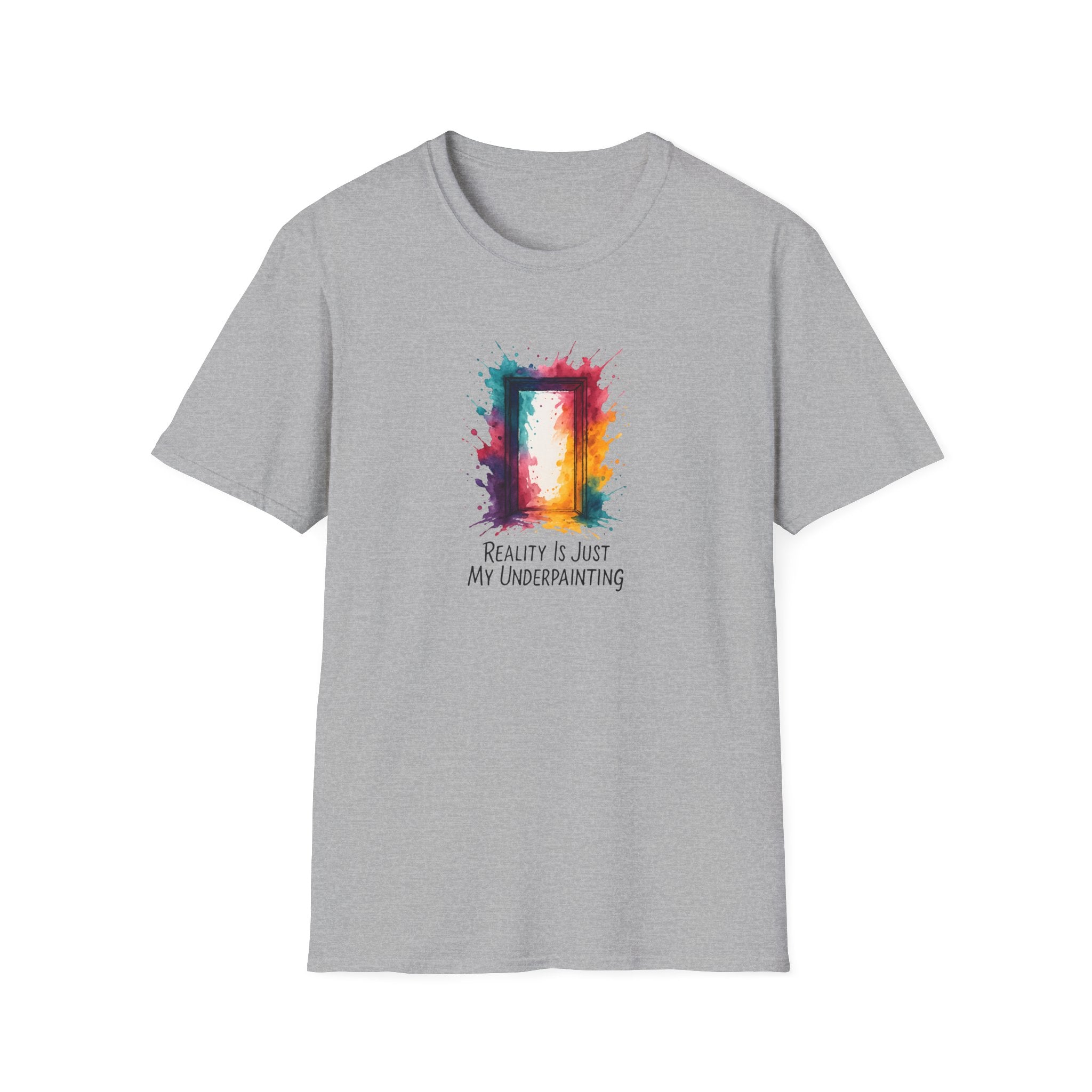 Rainbow Watercolor Frame T-Shirt