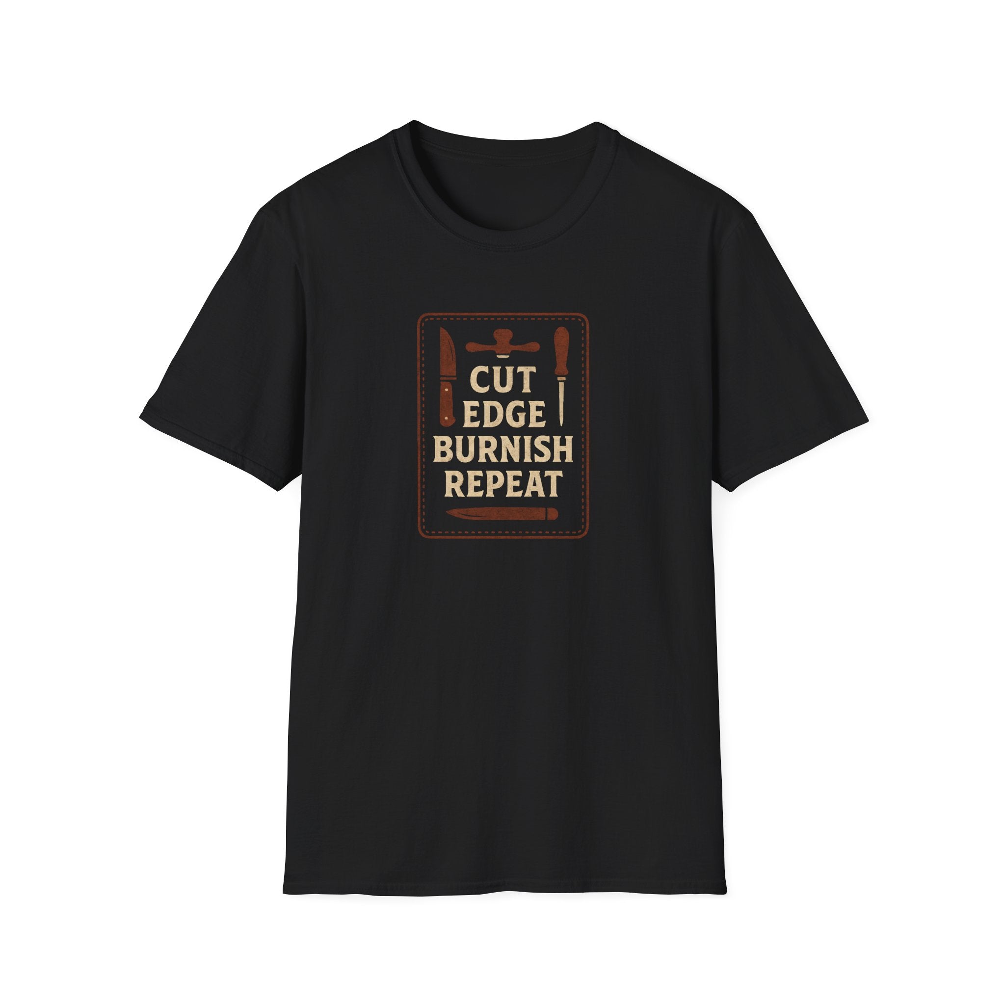 Cut Edge Burnish Repeat T-Shirt