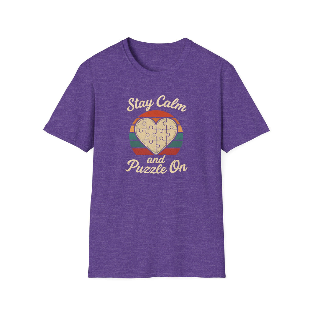Stay Calm Puzzle On T-Shirt