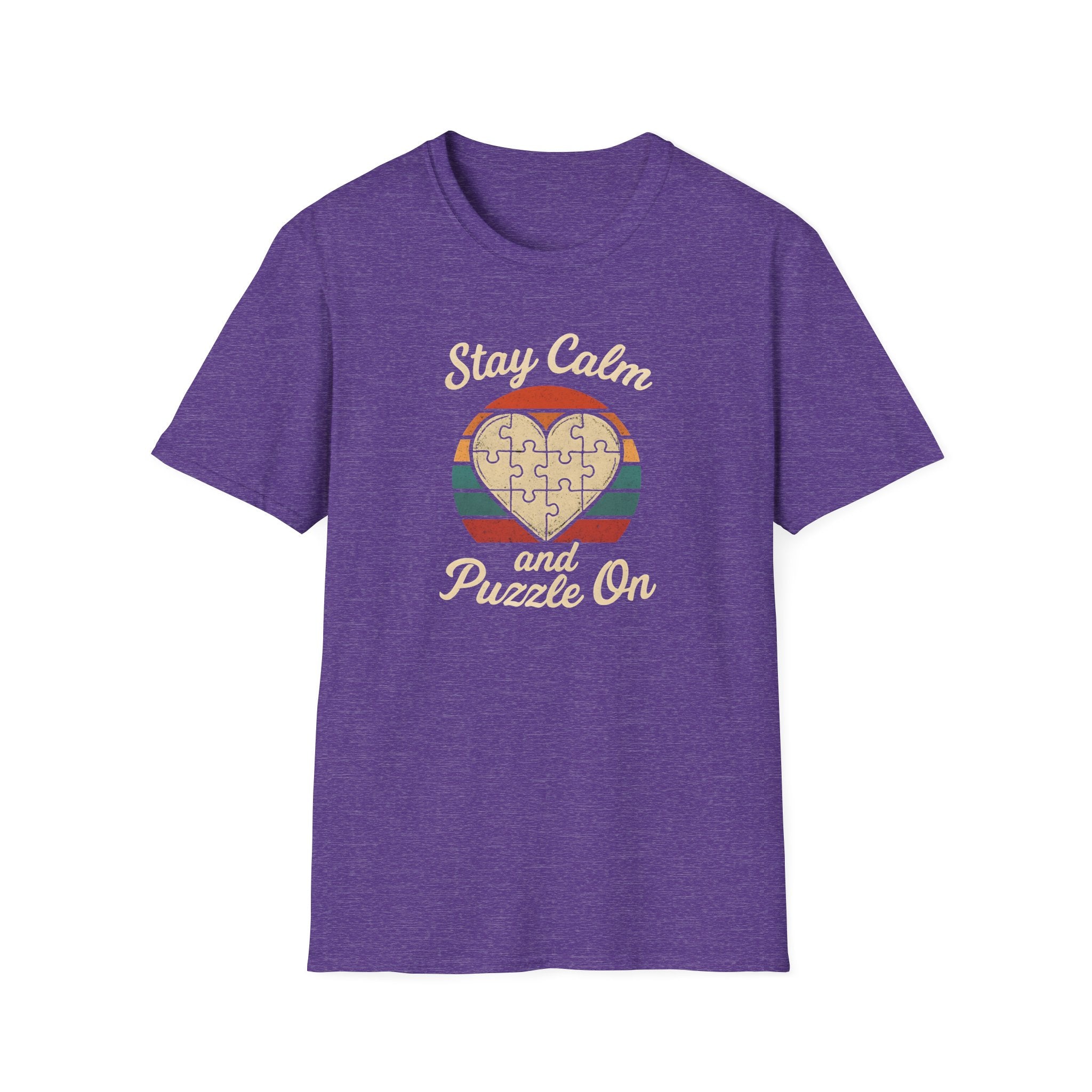 Stay Calm Puzzle On T-Shirt