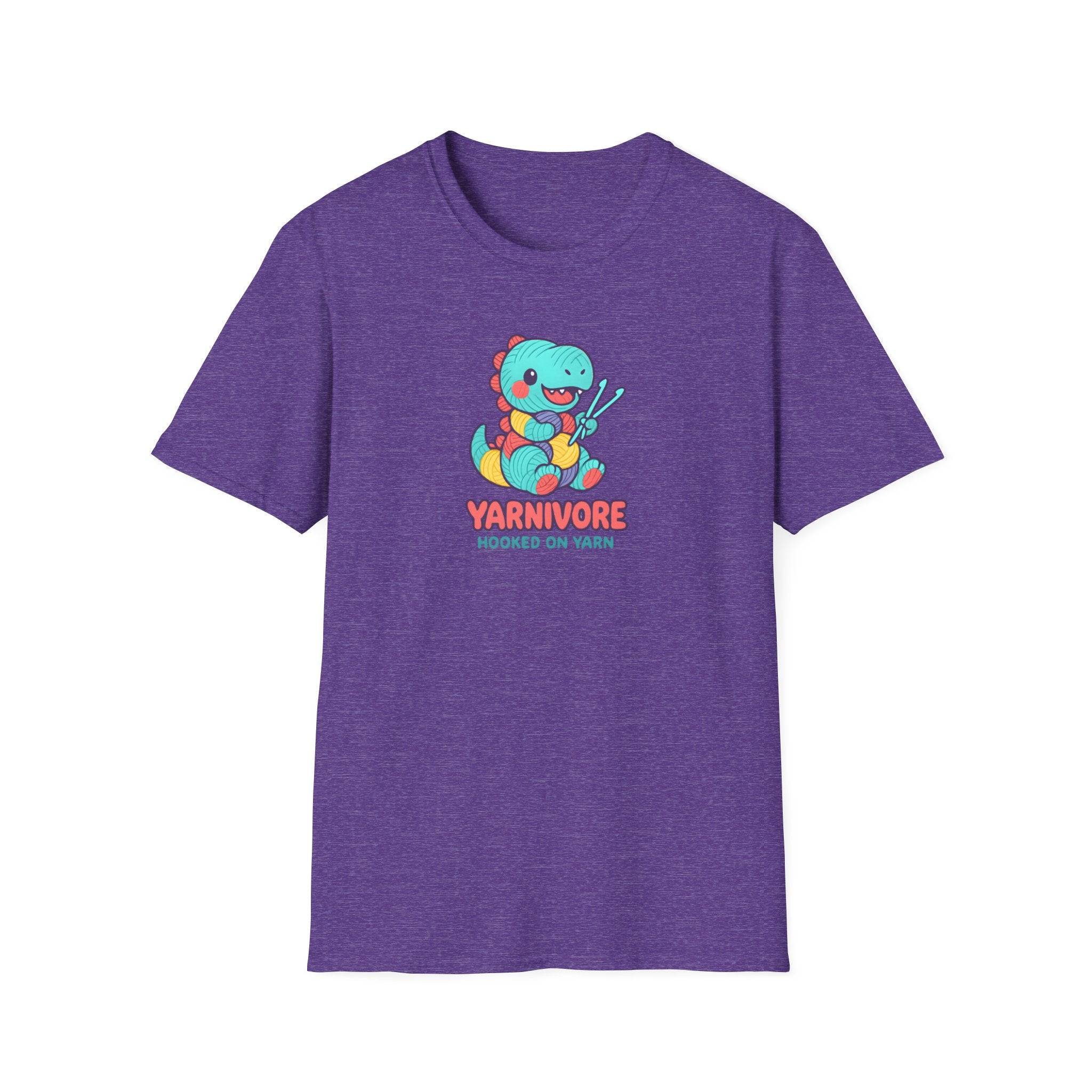 Yarnivore Knitting Dinosaur T-Shirt