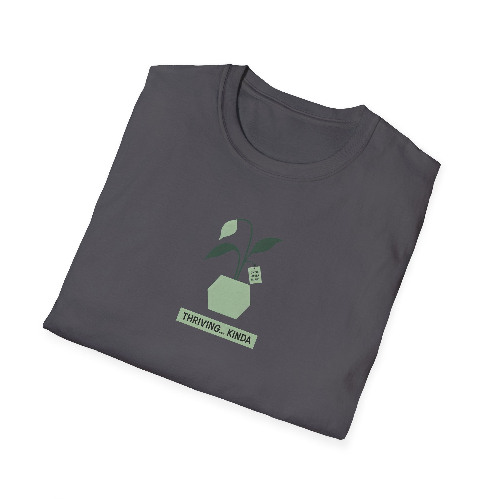 Thriving Plant Illustration T-Shirt