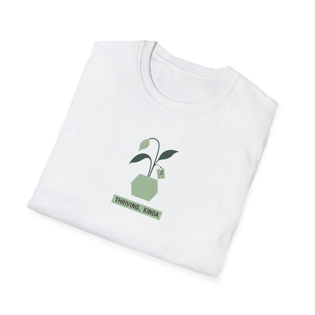 Thriving Plant Illustration T-Shirt