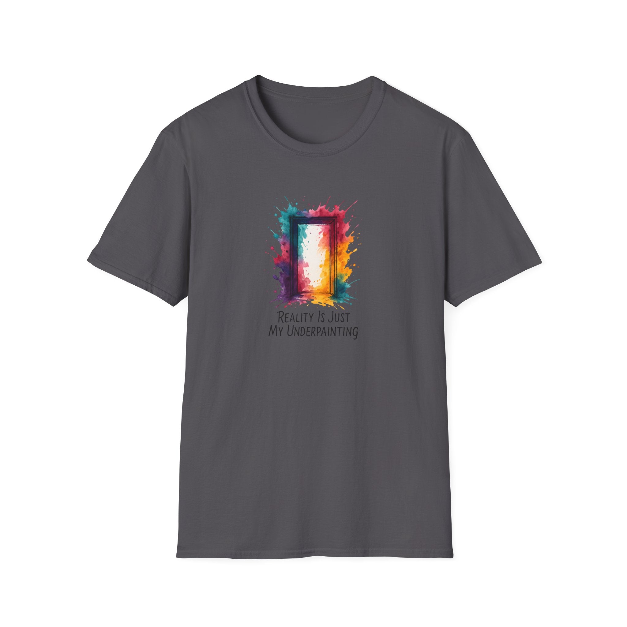 Rainbow Watercolor Frame T-Shirt