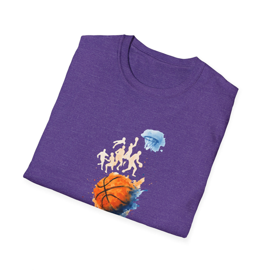 Watercolor basketball scene T-Shirt