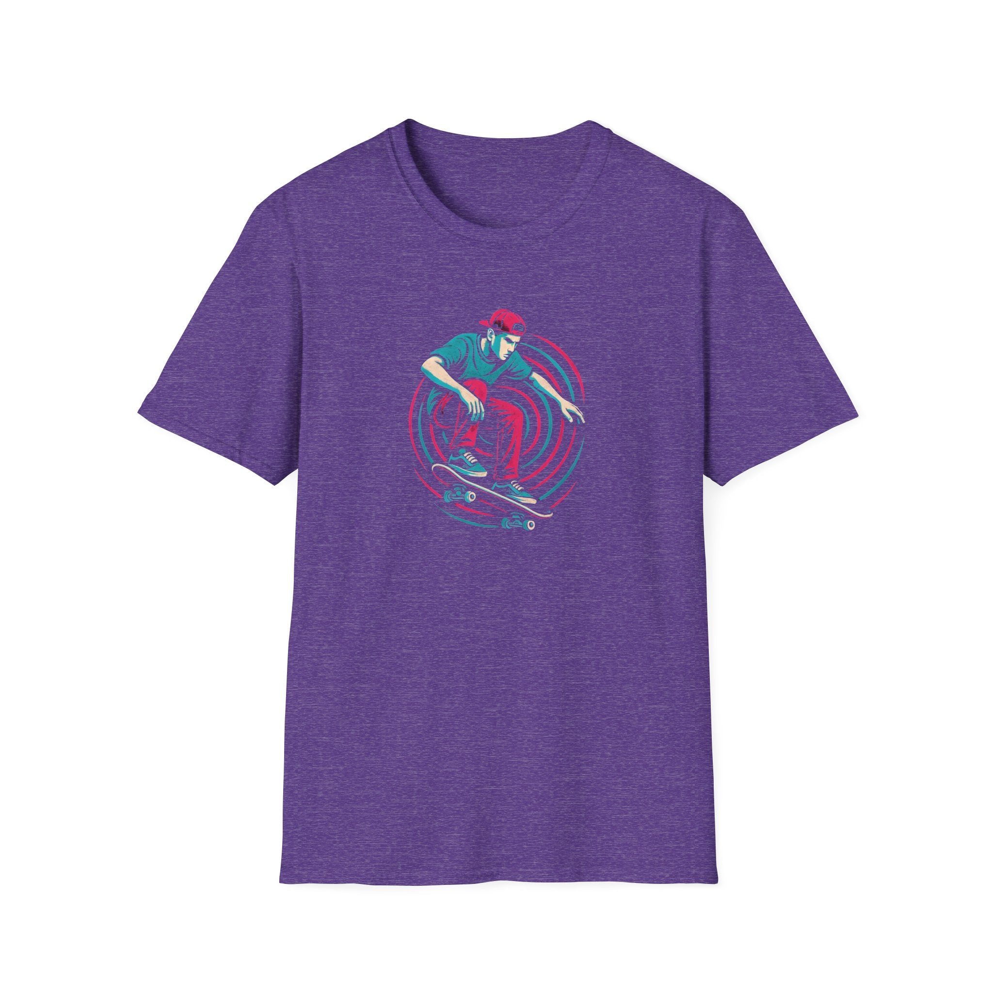 Skateboarder performing trick T-Shirt