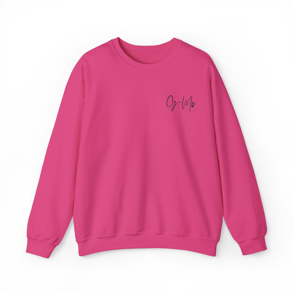 Embroidered G Ma Sweatshirt Gildan 18000 Grandma Crewneck Minimalist Grandma Gift Mothers Day Gift Made in USA