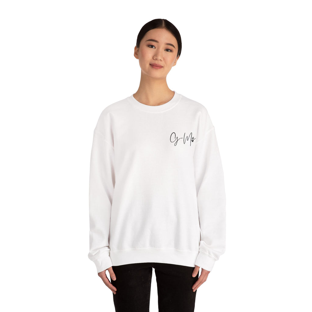 Embroidered G Ma Sweatshirt Gildan 18000 Grandma Crewneck Minimalist Grandma Gift Mothers Day Gift Made in USA