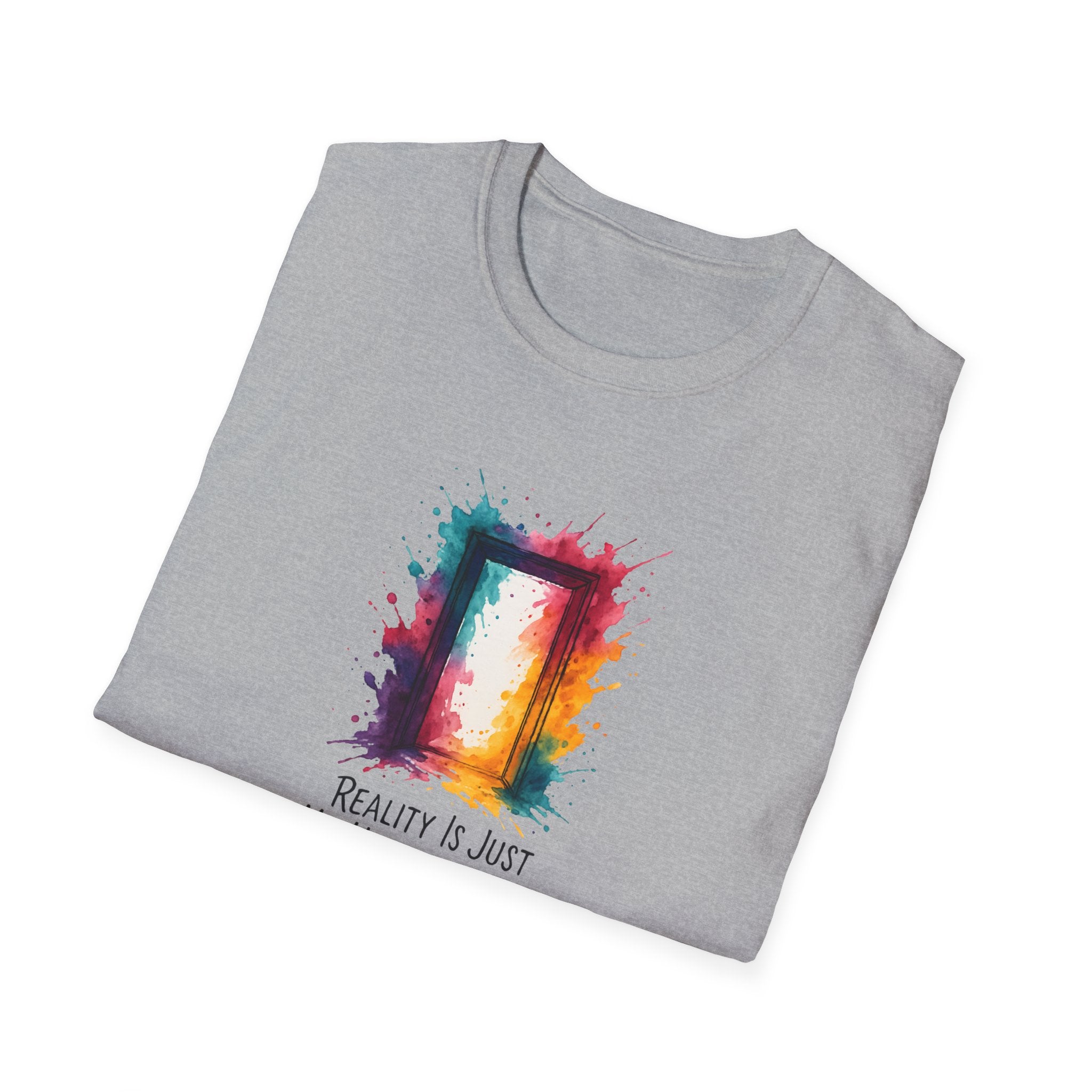 Rainbow Watercolor Frame T-Shirt