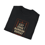 Cut Edge Burnish Repeat T-Shirt