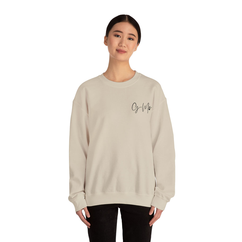 Embroidered G Ma Sweatshirt Gildan 18000 Grandma Crewneck Minimalist Grandma Gift Mothers Day Gift Made in USA